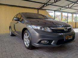 HONDA - CIVIC - 2013/2014 - Cinza - R$ 79.900,00